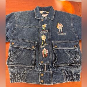 Kongloon Jeans VTG 90s  blue bomberJean Jacket Size M
